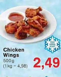 Chicken Wings 500g - Tiefkühlkost