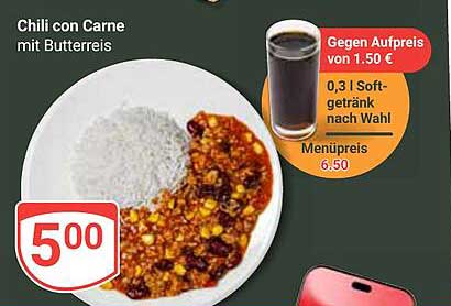 Chili con Carne mit Butterreis