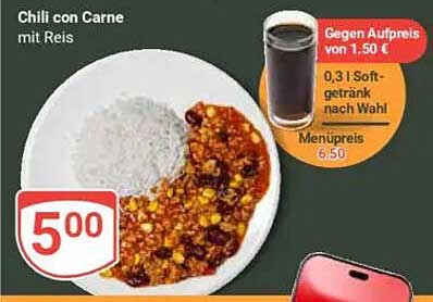 Chili con Carne mit Reis