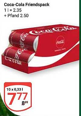 Coca-Cola Friendspack 10 x 0,33 L