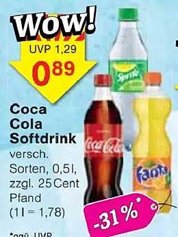 Coca Cola Softdrink 0,5l – Vielfalt zum Sparpreis!