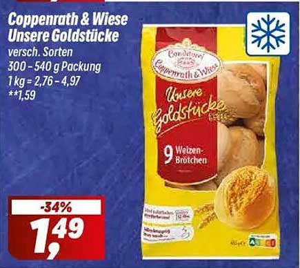Coppenrath & Wiese Unsere Goldstücke – 9 Weizen-Brötchen