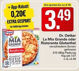 Dr. Oetker La Mia Grande oder Ristorante Glutenfrei