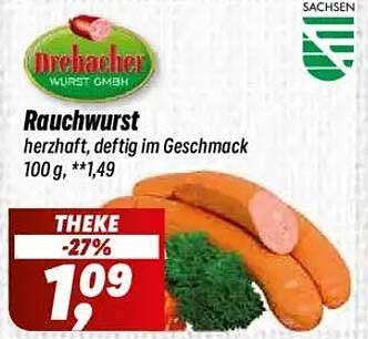 Drebaacher Rauchwurst - herzhaft, deftig im Geschmack