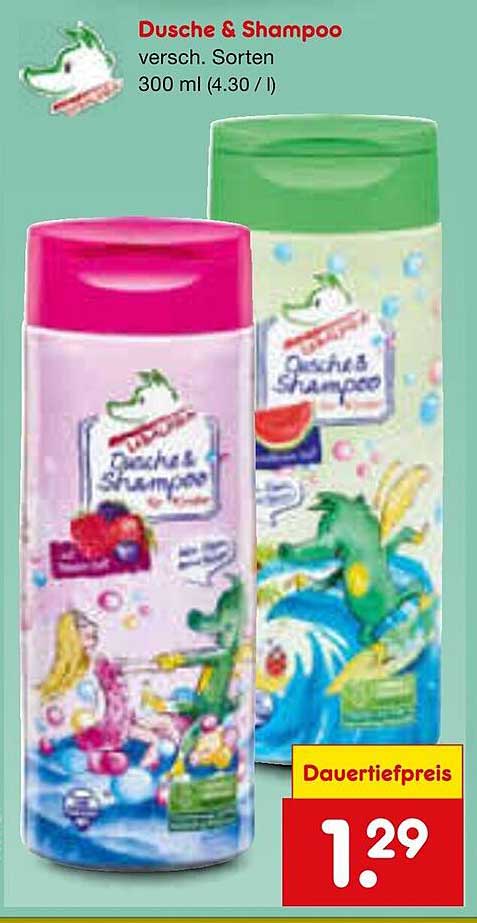 Dusche & Shampoo – verschiedene Sorten 300 ml