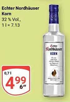 Echter Nordhäuser Korn 0,7 l