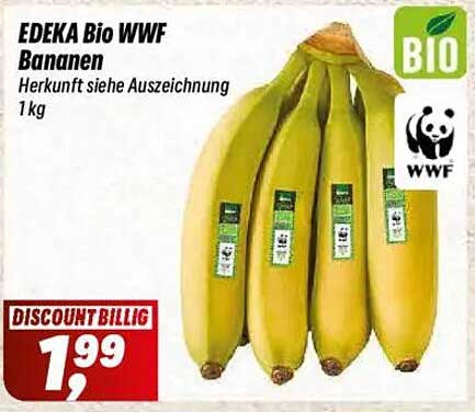 EDEKA Bio WWF Bananen 1 kg