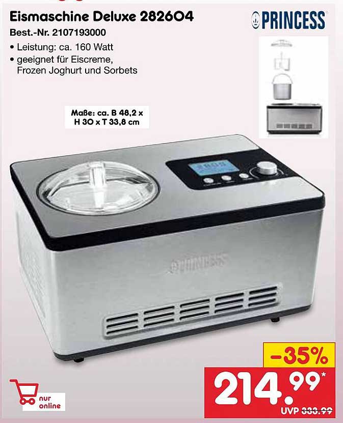 Eismaschine Deluxe 28260 4 von Princess