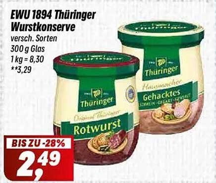 EWU 1894 Thüringer Wurstkonserve
