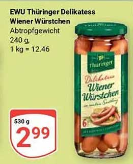 EWU Thüringer Delikatess Wiener Würstchen