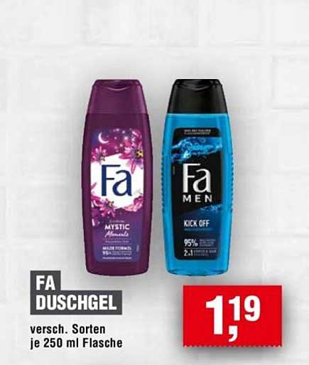 FA Duschgel - versch. Sorten je 250 ml Flasche