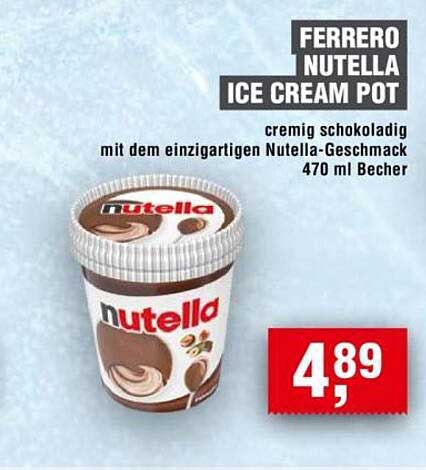 FERRERO NUTELLA ICE CREAM POT