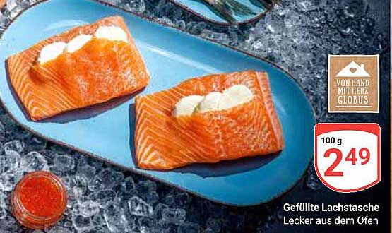 Gefüllte Lachstasche - Lecker aus dem Ofen