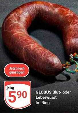 GLOBUS Blut- oder Leberwurst im Ring