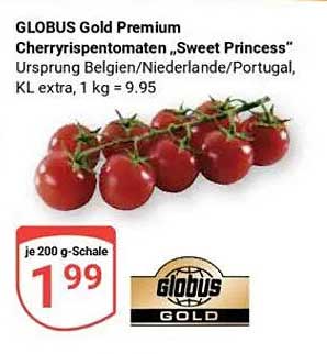 GLOBUS Gold Premium Cherrytomaten „Sweet Princess“
