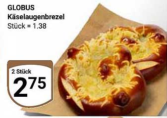 GLobus Käselaugenbrezel – 2 Stück für 2,75 €