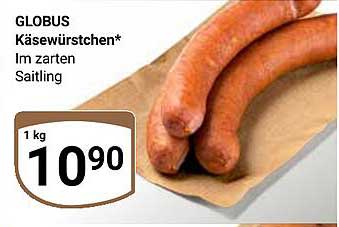 GLOBUS Käsewürstchen - Im zarten Saitling