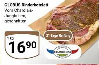 GLOBUS Rinderkotelett vom Charolais-Jungbullen