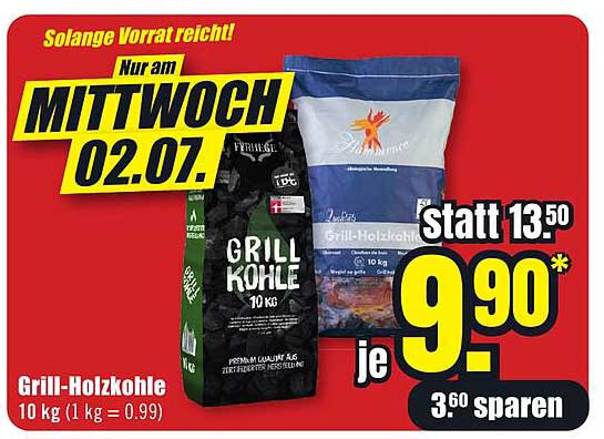 Grill-Holzkohle 10 kg - Premium Qualität für dein Grillvergnügen