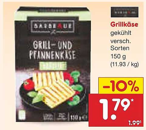 Grillkäse gekühlt, 150 g - 10% Rabatt