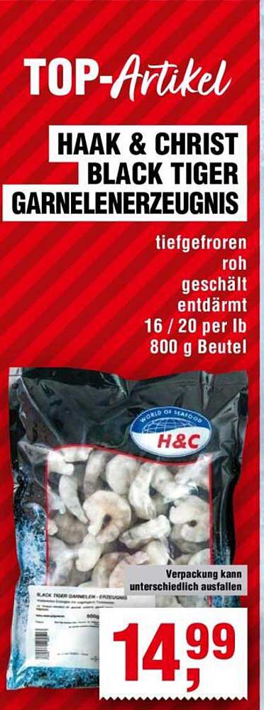 HAAK & CHRIST BLACK TIGER GARNELENERZEUGNIS