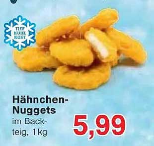 Hähnchen-Nuggets im Backteig, 1 kg