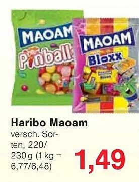 Haribo Maoam 220/230 g - Verschiedene Sorten