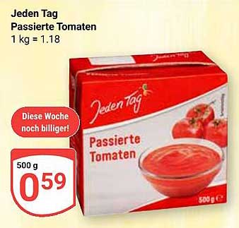Jeden Tag Passierte Tomaten 500 g