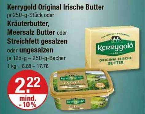 Kerrygold Original Irische Butter – 250 g