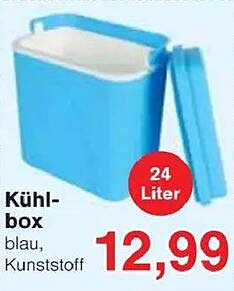 Kühlbox blau, 24 Liter