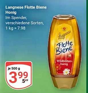 Langnese Flotte Biene Honig