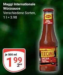 Maggi Internationale Würzsauce – Verschiedene Sorten