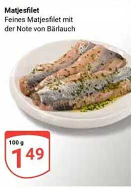 Matjesfilet - Feines Matjesfilet mit der Note von Bärlauch