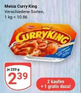Meica Curry King - Verschiedene Sorten