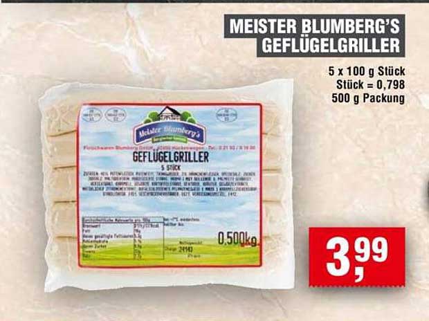 MEISTER BLUMBERG'S GEFLÜGELGRILLER