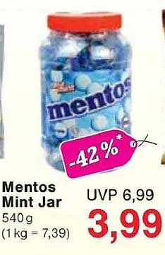 Mentos Mint Jar 540g