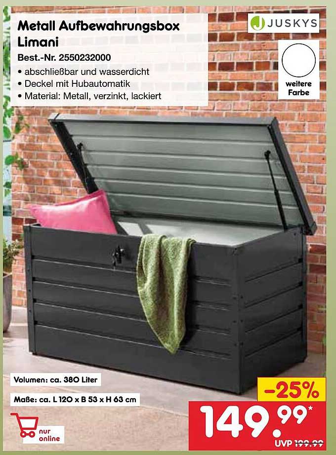 Metall Aufbewahrungsbox Limani