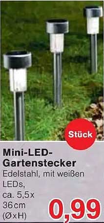 Mini-LED-Gartenstecker