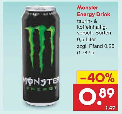 Monster Energy Drink 0,5 Liter – Jetzt zugreifen!