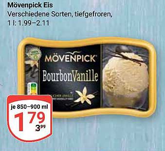 Mövenpick Eis Bourbon Vanille - 850-900 ml