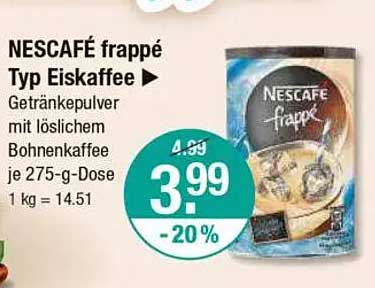 NESCAFÉ frappé Typ Eiskaffee