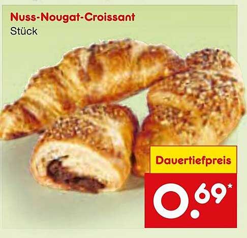 Nuss-Nougat-Croissant