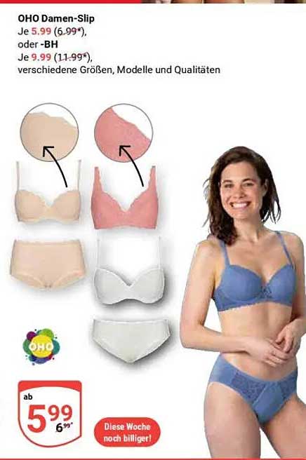 OHO Damen-Slip ab 5,99 (anstatt 6,99)