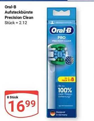 Oral-B Aufsteckbürste Precision Clean