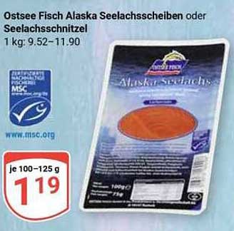 Ostsee Fisch Alaska Seelachsscheiben oder Seelachsschnitzel