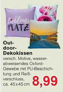 Outdoor-Dekokissen - verschiedene Motive