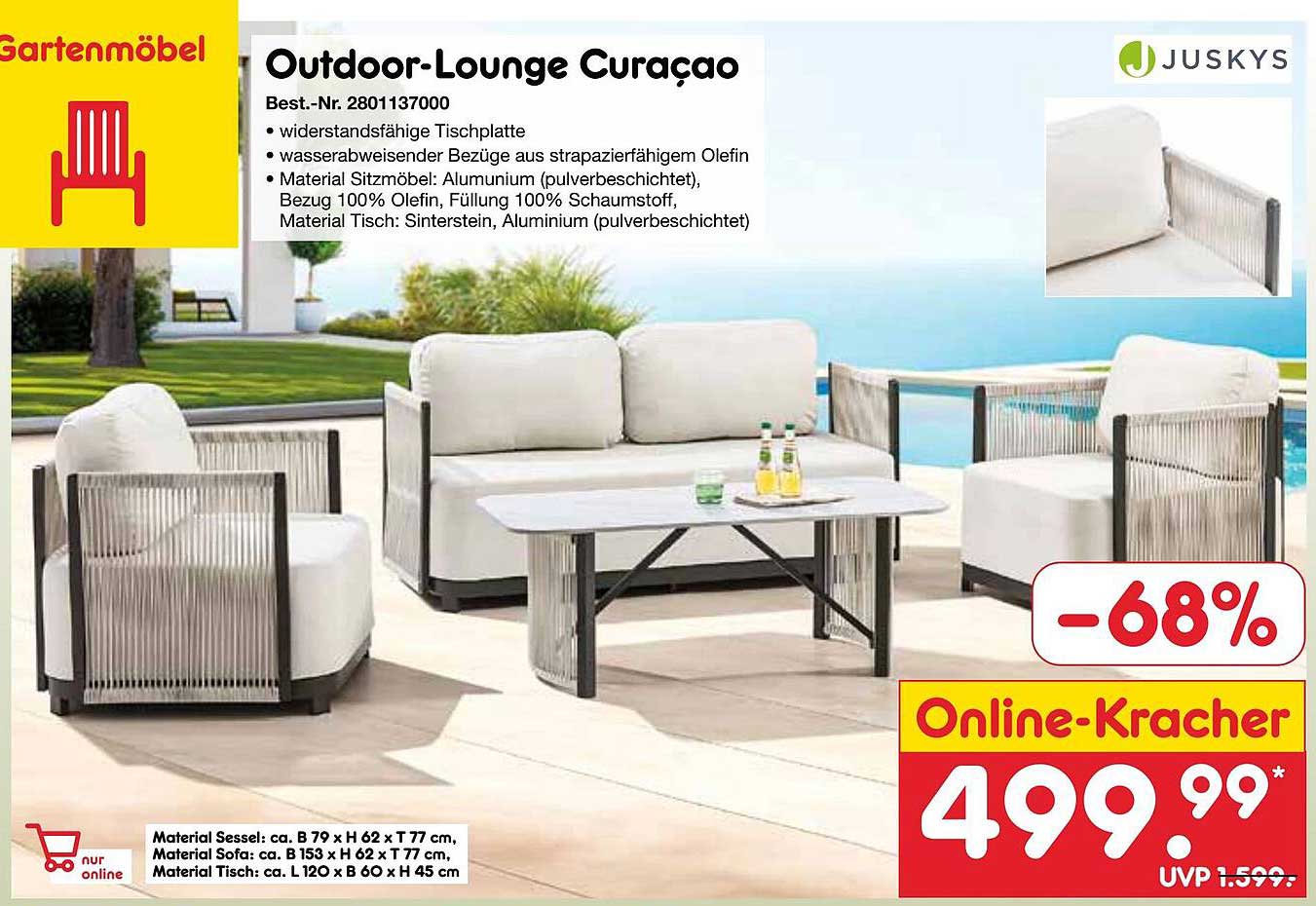 Outdoor-Lounge Curaçao