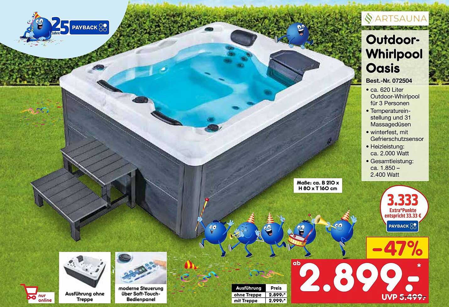 Outdoor-Whirlpool Oasis