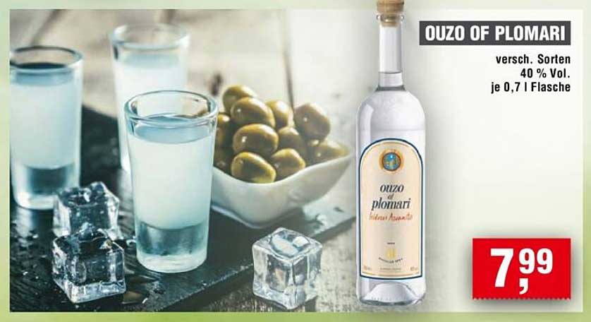 OUZO OF PLOMARI - 0,7 l Flasche