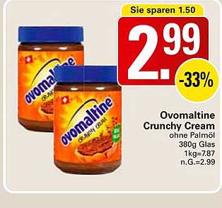 Ovomaltine Crunchy Cream 380g Glas
